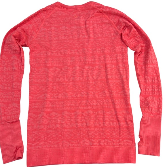 Lululemon Rest Less Pullover Heathered Electric Coral S - Picture 6 of 9